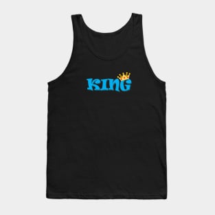 King With Gold Crown Tank Top